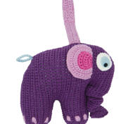 Sebra speldosa elefant lila